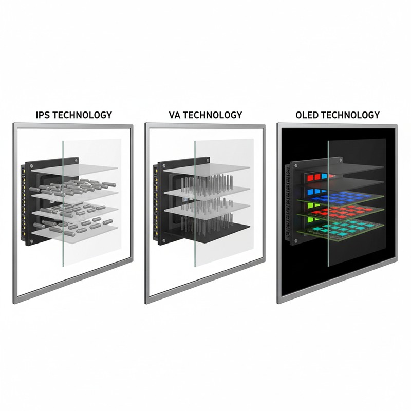 Dalle IPS vs VA vs OLED : quel type d'écran choisir en 2026 ?